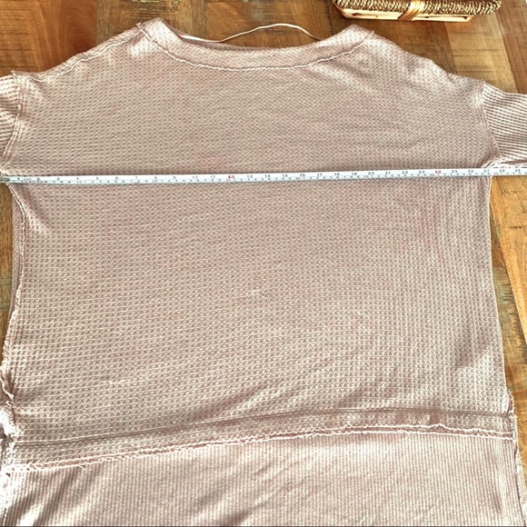 Free People North Shore Thermal Sand Top Size Medium - Picture 7 of 13